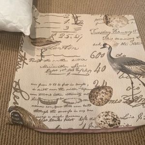 New Never Used Vintage Seabird Pillow Cover W/ Pillow Insert